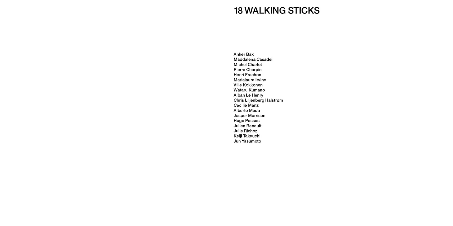 Walking Sticks