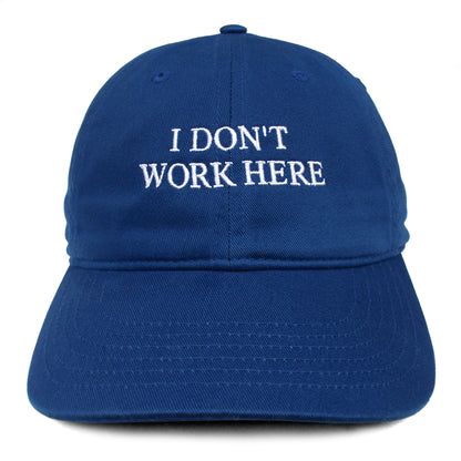 "I don't work here" Cap