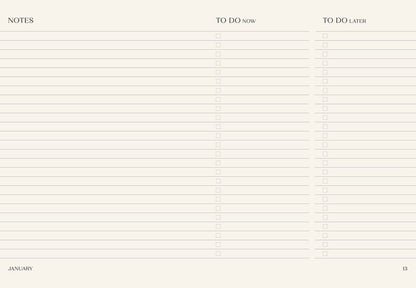 Sofia Coppola - The Important Flowers Planner 2025