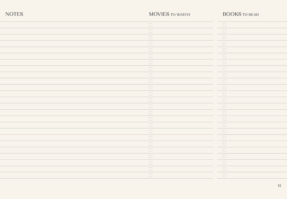 Sofia Coppola - The Important Flowers Planner 2025