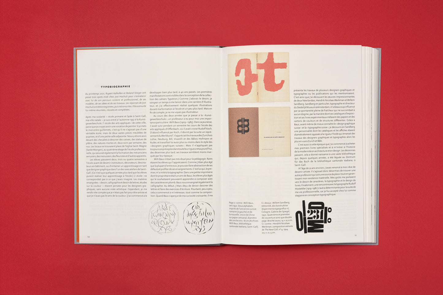 Jost Hochuli - Typobiographie, 60 ans de travaux