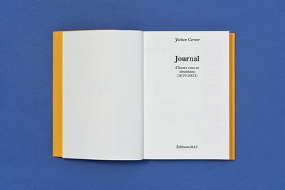 Jochen Gerner - Journal, Choses vues et dessinées (2019-2023)