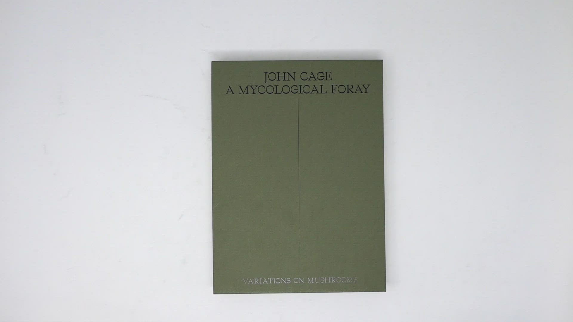 John Cage - A Mycological Foray – Yvon Lambert Paris