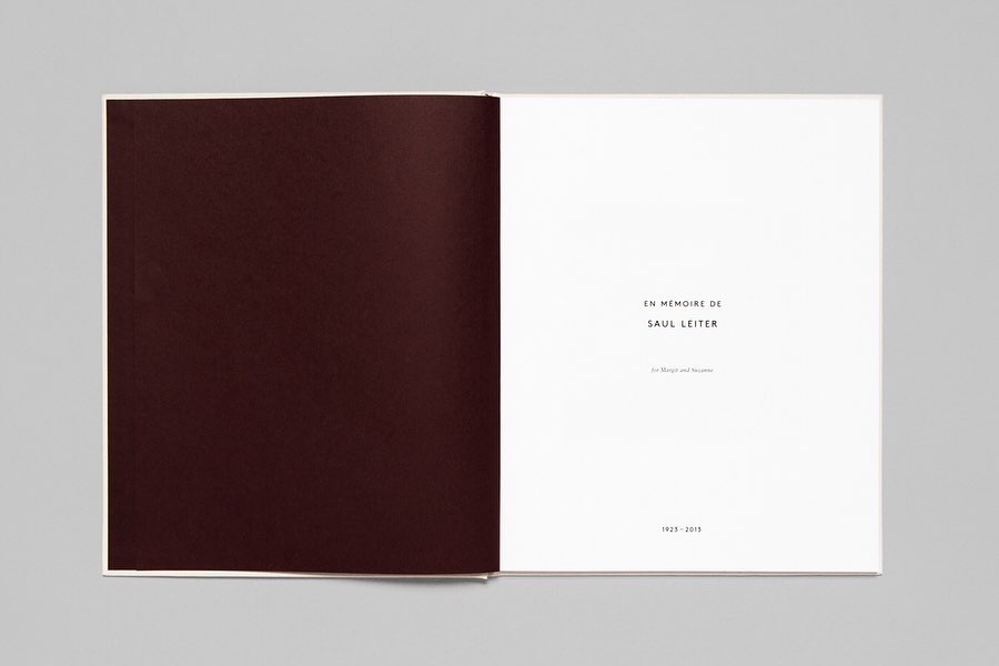 François Halard - En Mémoire de Saul Leiter (Second Edition