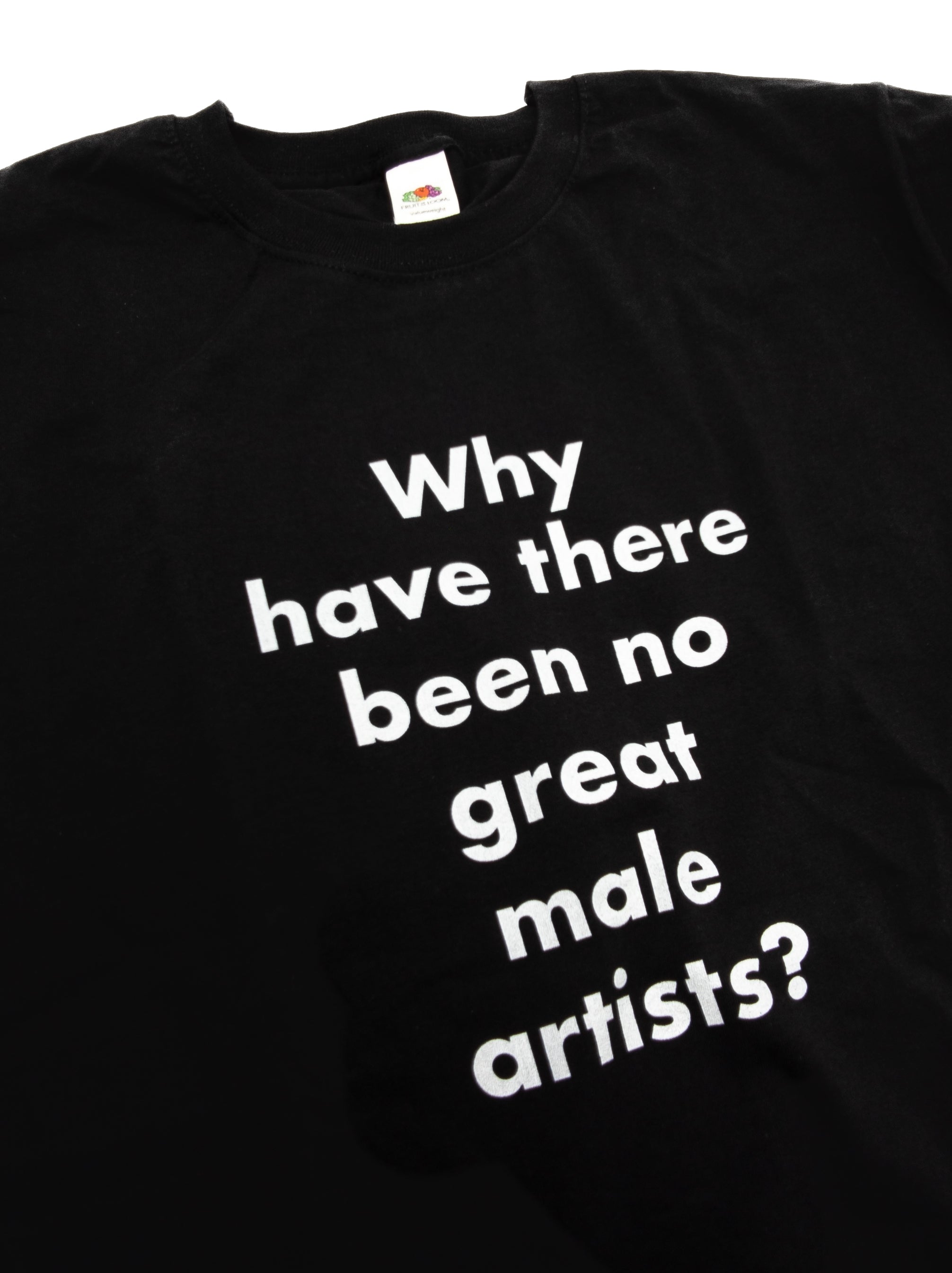 Why have there been no great male artists